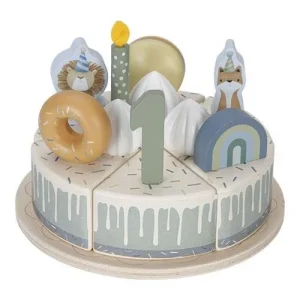 Bolo de Aniversário em Madeira – Azul