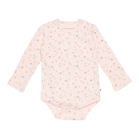 Body Manga Comprida | Little Pink Flowers - Image 2