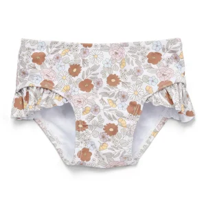 Cueca de Banho com Folhos – Vintage Little Flowers