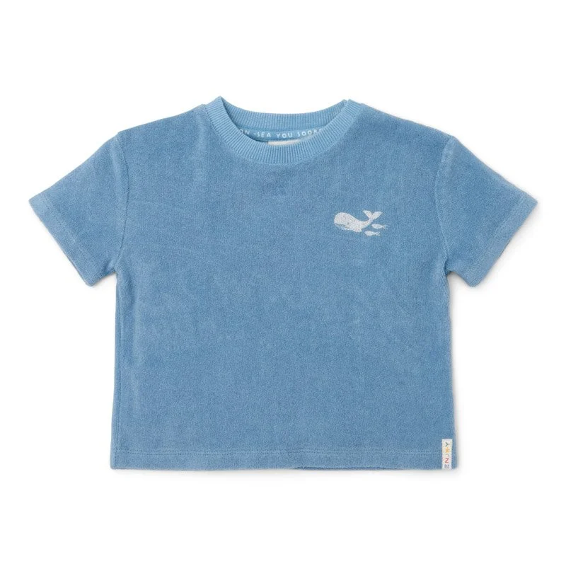 Conjunto T-shirt e Calções “Vida Marinha – Azul Oceano” - Image 3