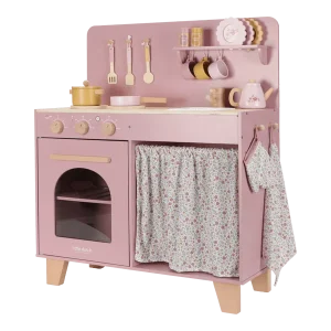 Cozinha de Brincar em Madeira – Rosa